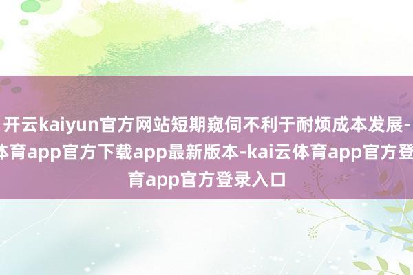 开云kaiyun官方网站短期窥伺不利于耐烦成本发展-kai云体育app官方下载app最新版本-kai云体育app官方登录入口