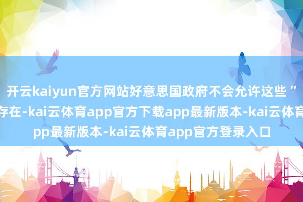 开云kaiyun官方网站好意思国政府不会允许这些“怨恨性活动”不时存在-kai云体育app官方下载app最新版本-kai云体育app官方登录入口